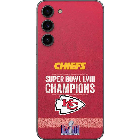 NFL Chiefs Super Bowl LVIII Champions Galaxy S23 FE Skin