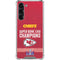 NFL Chiefs Super Bowl LVIII Champions Galaxy S23 Plus Clear Case