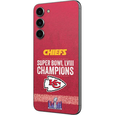 NFL Chiefs Super Bowl LVIII Champions Galaxy S23 Plus Skin