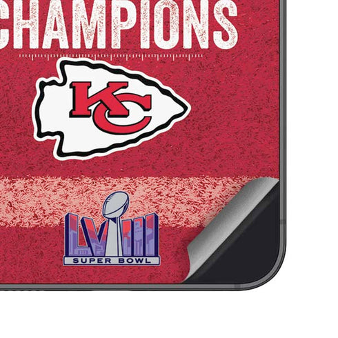 NFL Chiefs Super Bowl LVIII Champions Galaxy S25 Plus Skin