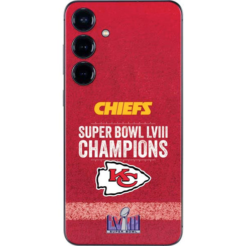 NFL Chiefs Super Bowl LVIII Champions Galaxy S24 Skin