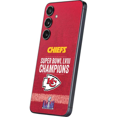NFL Chiefs Super Bowl LVIII Champions Galaxy S25 Skin