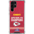NFL Chiefs Super Bowl LVIII Champions Galaxy S24 Ultra Clear Case