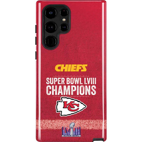 NFL Chiefs Super Bowl LVIII Champions Galaxy Cases