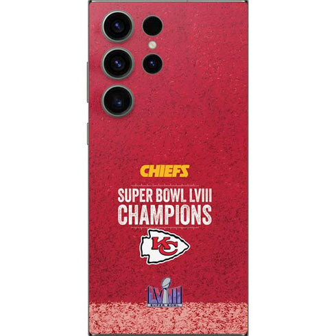 NFL Chiefs Super Bowl LVIII Champions Galaxy S25 Ultra Skin