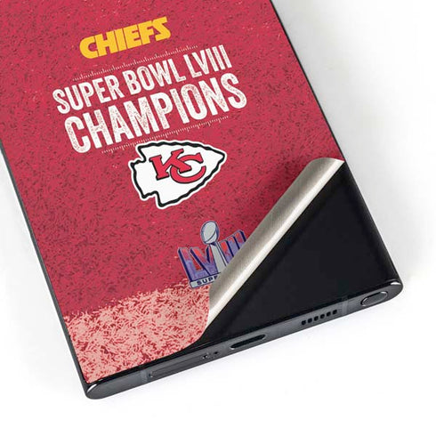 NFL Chiefs Super Bowl LVIII Champions Galaxy S25 Ultra Skin