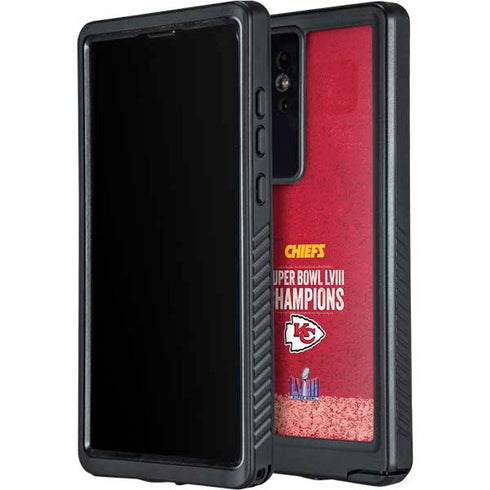 NFL Chiefs Super Bowl LVIII Champions Galaxy S24 Ultra Waterproof Case