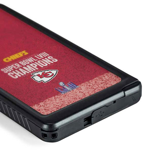 NFL Chiefs Super Bowl LVIII Champions Galaxy S24 Ultra Waterproof Case