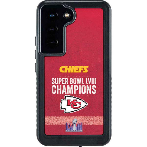 NFL Chiefs Super Bowl LVIII Champions Galaxy S24 Waterproof Case