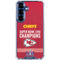 NFL Chiefs Super Bowl LVIII Champions Galaxy S25 Plus Clear Case