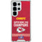 NFL Chiefs Super Bowl LVIII Champions Galaxy S25 Ultra Clear Case