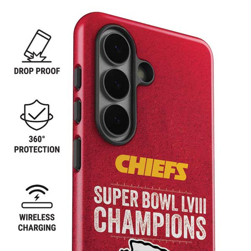 NFL Chiefs Super Bowl LVIII Champions Galaxy S26 Plus Impact Case