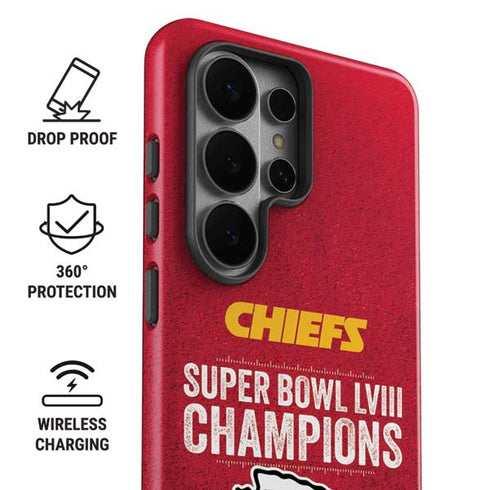 NFL Chiefs Super Bowl LVIII Champions Galaxy S26 Ultra Impact Case