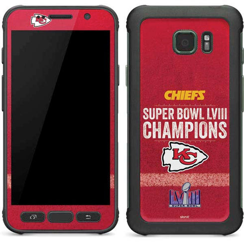 NFL Chiefs Super Bowl LVIII Champions Galaxy S7 Active Skin