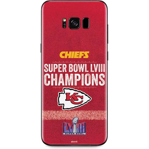 NFL Chiefs Super Bowl LVIII Champions Galaxy S8 Skin