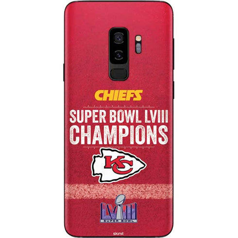 NFL Chiefs Super Bowl LVIII Champions Galaxy S9 Plus Skin