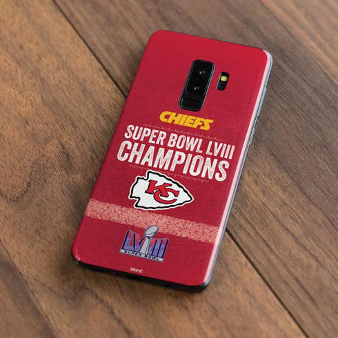 NFL Chiefs Super Bowl LVIII Champions Galaxy S9 Plus Skin
