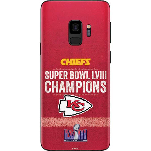 NFL Chiefs Super Bowl LVIII Champions Galaxy S9 Skin