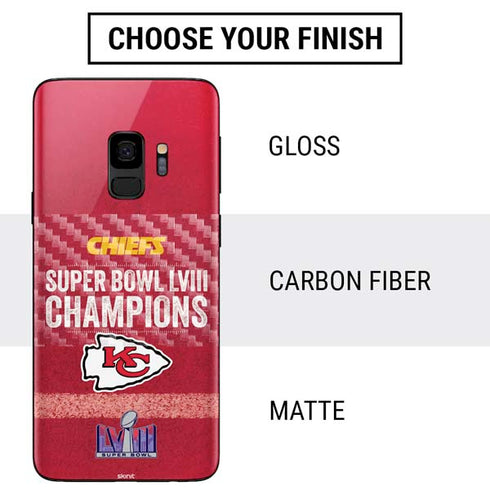 NFL Chiefs Super Bowl LVIII Champions Galaxy S9 Skin