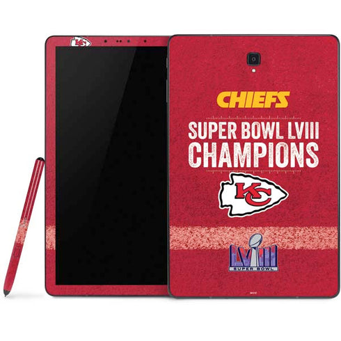 NFL Chiefs Super Bowl LVIII Champions Samsung Galaxy Tab Skin