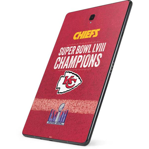 NFL Chiefs Super Bowl LVIII Champions Samsung Galaxy Tab Skin