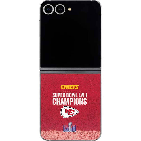 NFL Chiefs Super Bowl LVIII Champions Galaxy Z Flip6 Skin