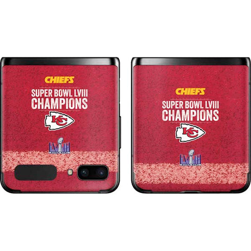 NFL Chiefs Super Bowl LVIII Champions Galaxy Z Flip Skin