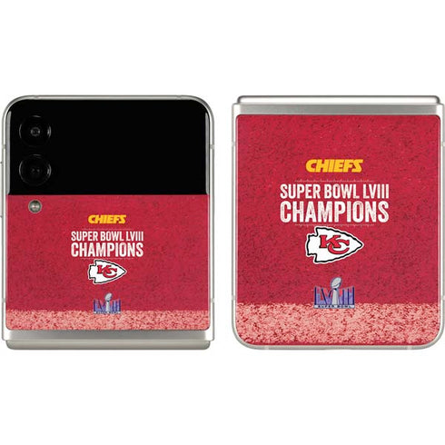 NFL Chiefs Super Bowl LVIII Champions Galaxy Z Flip3 5G Skin