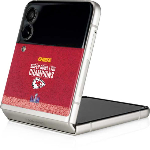 NFL Chiefs Super Bowl LVIII Champions Galaxy Z Flip3 5G Skin