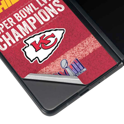 NFL Chiefs Super Bowl LVIII Champions Galaxy Z Fold3 5G Skin