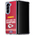 NFL Chiefs Super Bowl LVIII Champions Galaxy Z Fold5 5G Clear Case