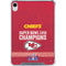 NFL Chiefs Super Bowl LVIII Champions iPad 11th Gen (2025) Clear Case