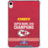 NFL Chiefs Super Bowl LVIII Champions iPad 11th Gen (2025) Clear Case