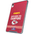 NFL Chiefs Super Bowl LVIII Champions iPad 11th Gen (2025) Clear Case
