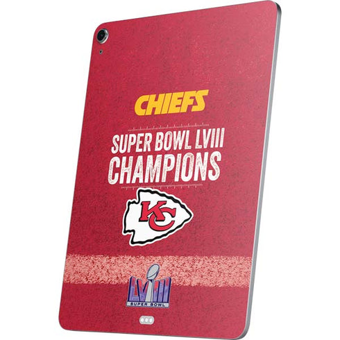 NFL Chiefs Super Bowl LVIII Champions Apple iPad Air Skin
