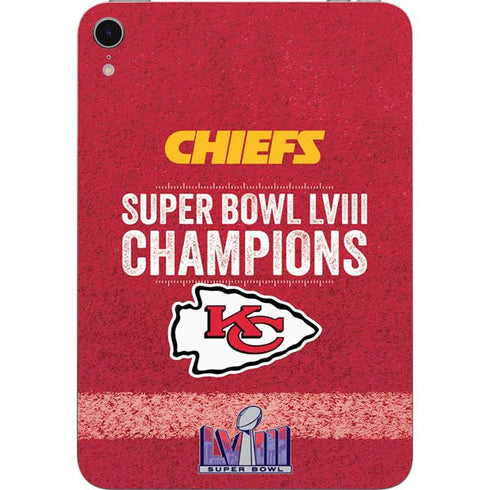 NFL Chiefs Super Bowl LVIII Champions Apple iPad Mini Skin