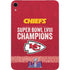 NFL Chiefs Super Bowl LVIII Champions Apple iPad Mini Skin