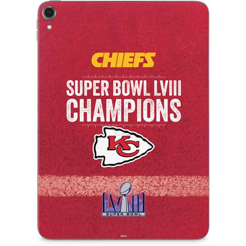 NFL Chiefs Super Bowl LVIII Champions Apple iPad Pro Skin