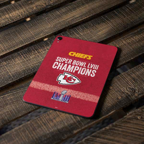NFL Chiefs Super Bowl LVIII Champions Apple iPad Pro Skin