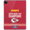 NFL Chiefs Super Bowl LVIII Champions iPad Pro 11in (2024) Clear Case