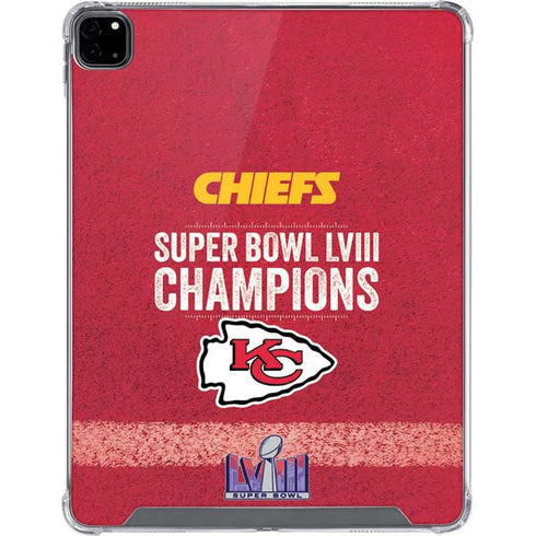 NFL Chiefs Super Bowl LVIII Champions iPad Pro 12.9in (2020) Clear Case