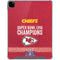 NFL Chiefs Super Bowl LVIII Champions iPad Pro 12.9in (2020) Clear Case