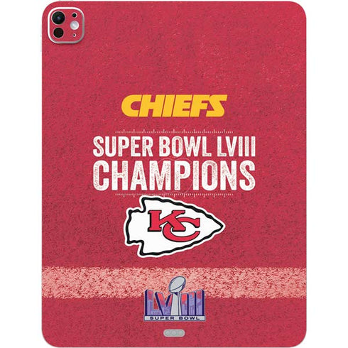 NFL Chiefs Super Bowl LVIII Champions iPad Pro 13in M4 (2024) Skin