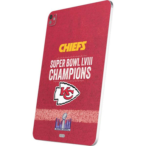 NFL Chiefs Super Bowl LVIII Champions iPad Pro 13in M4 (2024) Skin