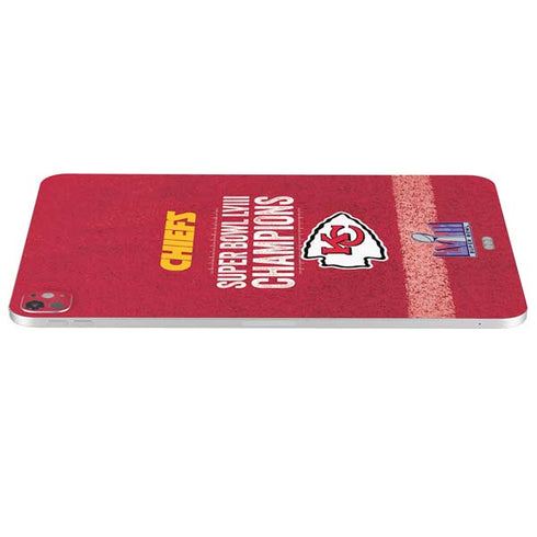 NFL Chiefs Super Bowl LVIII Champions iPad Pro 13in M4 (2024) Skin