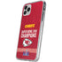 NFL Chiefs Super Bowl LVIII Champions iPhone 11 Pro Clear Case