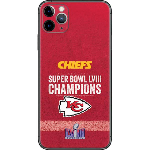 NFL Chiefs Super Bowl LVIII Champions iPhone 11 Pro Max Skin