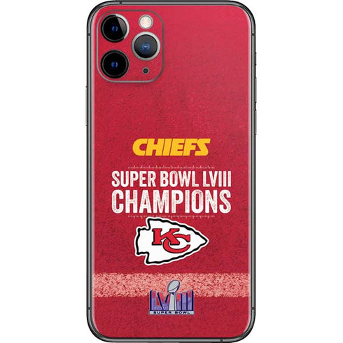 NFL Chiefs Super Bowl LVIII Champions iPhone 11 Pro Skin