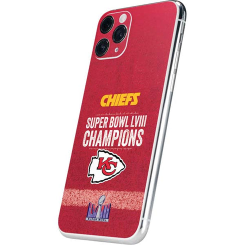 NFL Chiefs Super Bowl LVIII Champions iPhone 11 Pro Skin