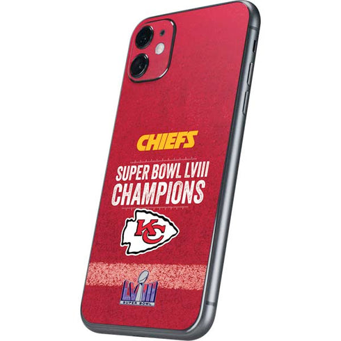 NFL Chiefs Super Bowl LVIII Champions iPhone 11 Skin